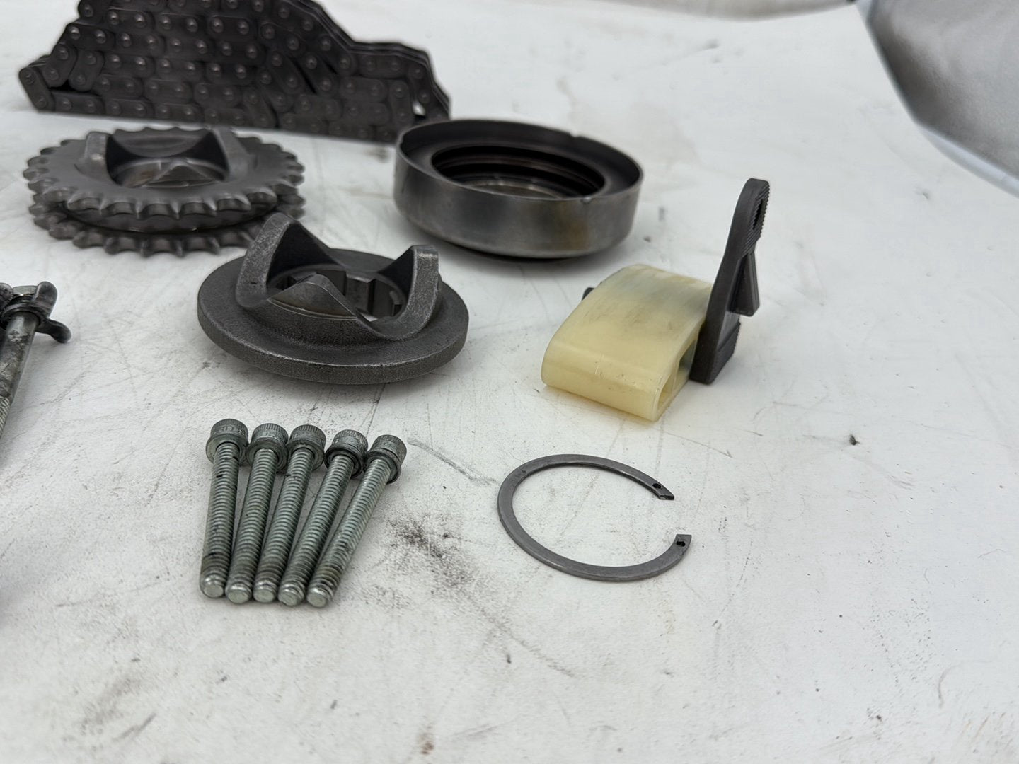 2002 Harley Heritage Softail Classic FLSTC OEM Clutch Basket Chain Tensioner Kit