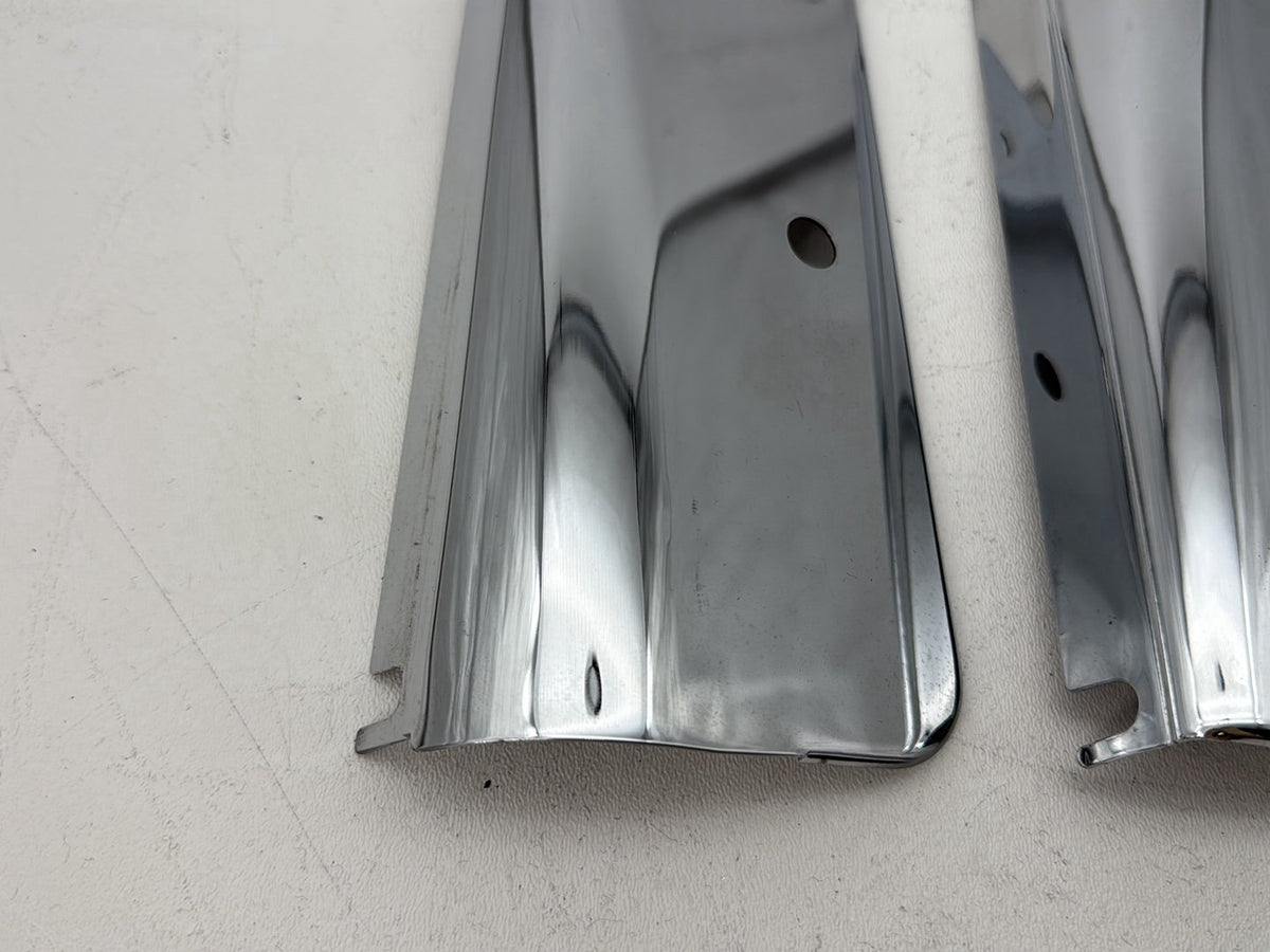 1991 Harley Heritage Softail Classic FLSTC OEM Front Left Right Fork Tube Slider Guard Covers