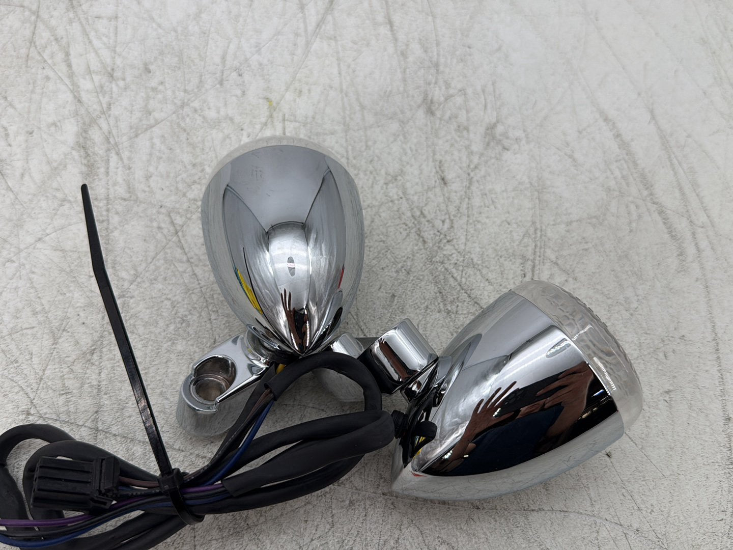 2007 Harley Dyna Street Bob FXDBI OEM Front Left Right Turn Signal Indicators