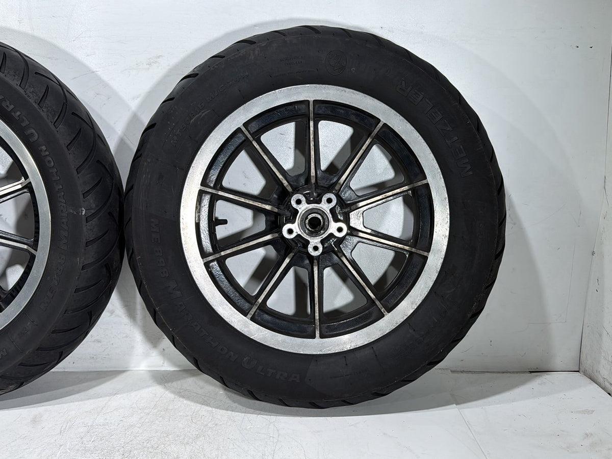 92 Harley Electra Glide Touring Classic Front & Rear Wheel Rim Tire MT90B16 16"