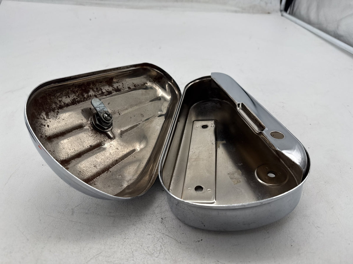 1997 Harley Heritage Softail Classic Front Left 1 Storage Box Tray Kidney NOKey
