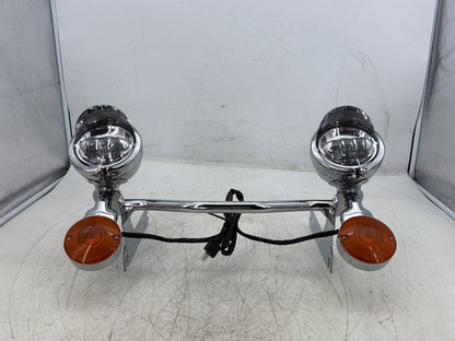 1998 Harley Touring FLHTCUI Electra Glide Ultra OEM Front Turn Signal Indicators Aux Light Bar