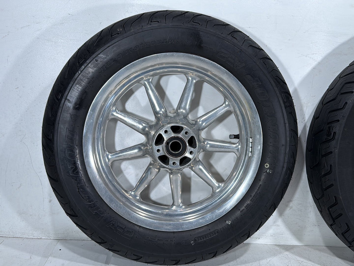 2006 Harley Electra Glide Touring Ultra OEM Front & Rear Wheel Rim Tire 16"