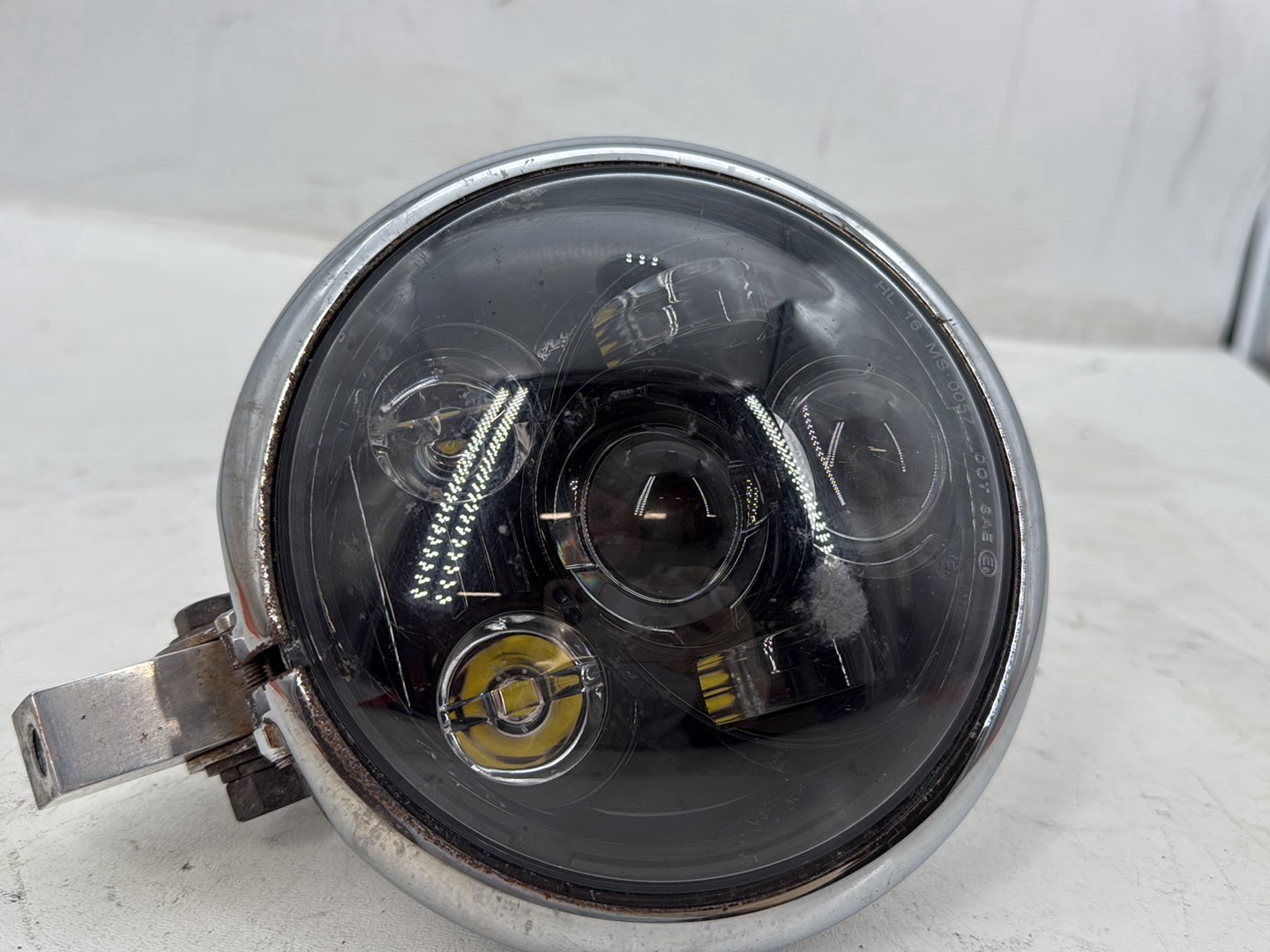 2006 Harley Dyna Super Glide Custom FXDCI OEM Headlight Headlamp Head Lamp Light LED