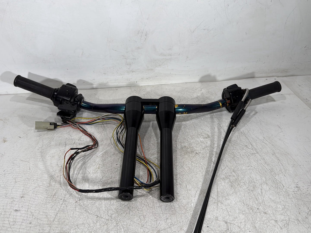 2007 Harley Dyna Street Bob FXDB OEM Handlebars Left Right Switches Controls
