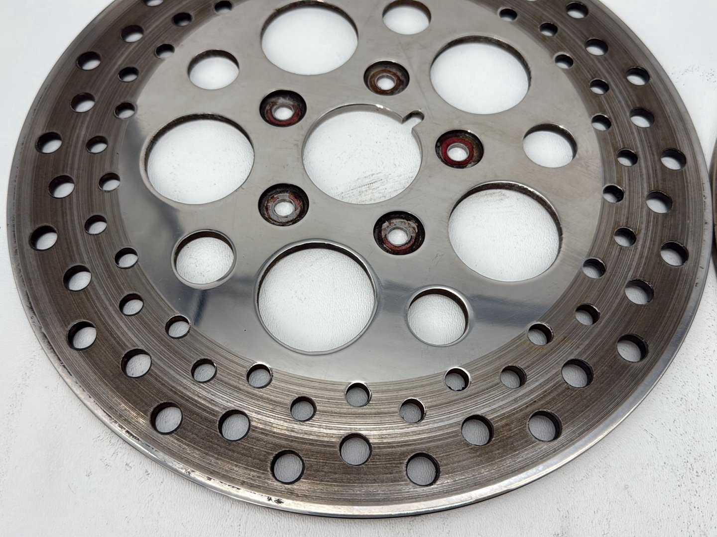 1991 Harley Heritage Softail Classic FLSTC OEM Front Brake Rotors Disc Pair