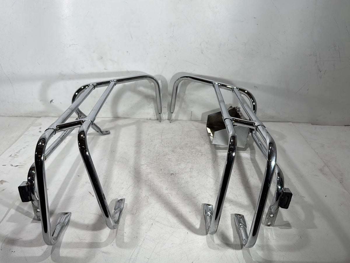 1990 Harley Electra Glide Touring OEM Rear Left Right Saddlebag Guard Rails Bar