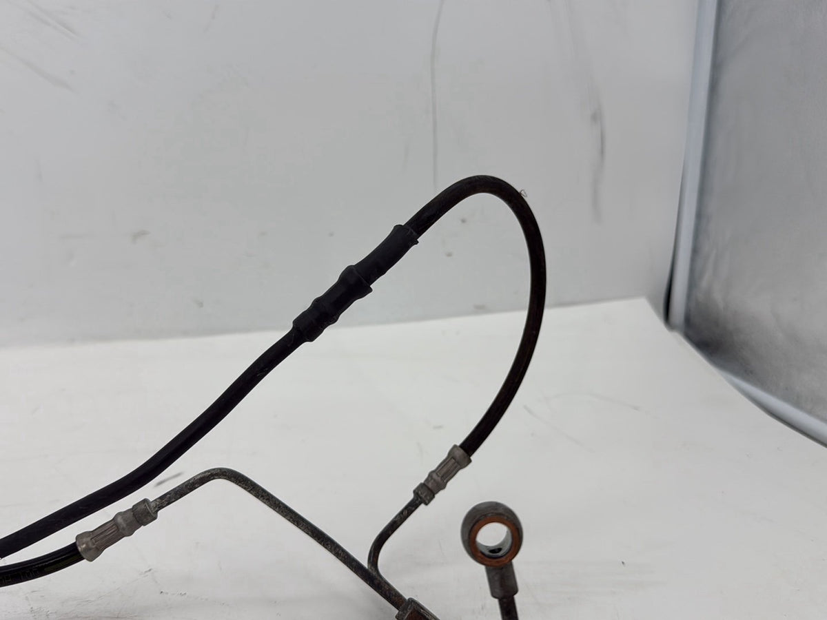 08 Harley Touring FLHTCU Electra Glide Ultra OEM Front Brake Hose Line Pipe ABS