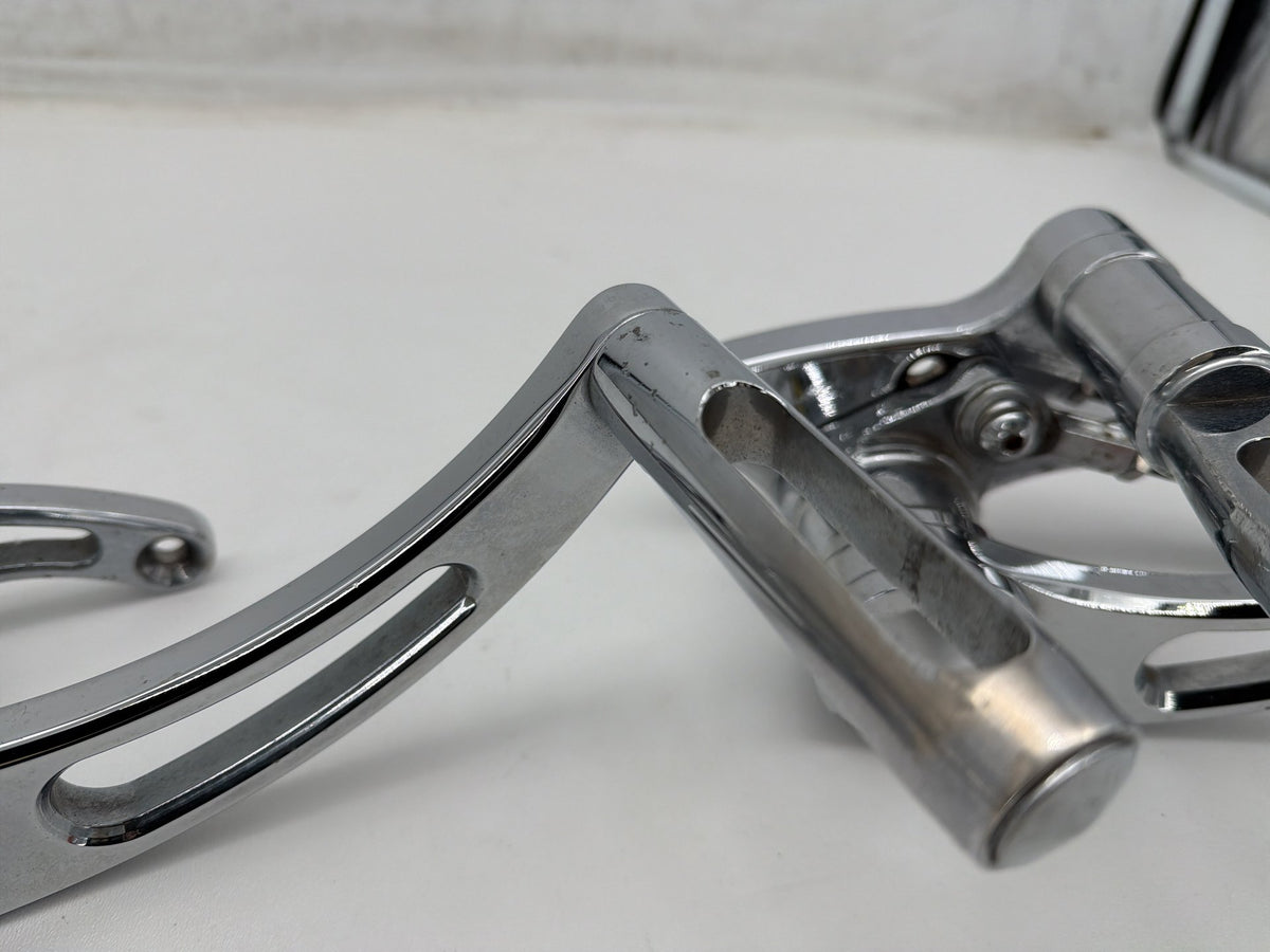 1994 Harley Softail Custom Left Right Foot Brake Control Pegs Kuryakyn Slotted