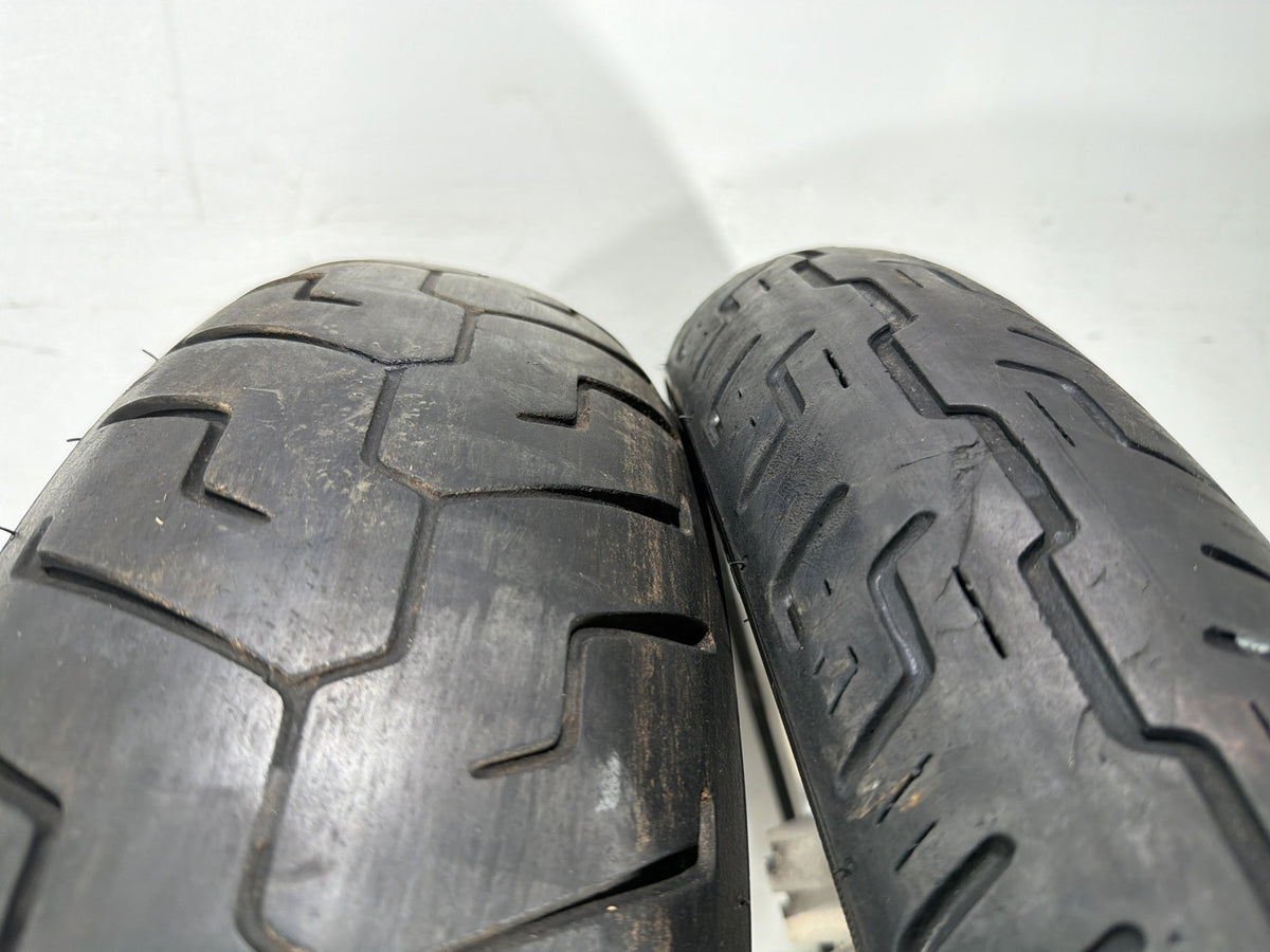 2007 Harley Dyna Super Glide FXD OEM Front & Rear Wheel Rim Tire 17" 19"