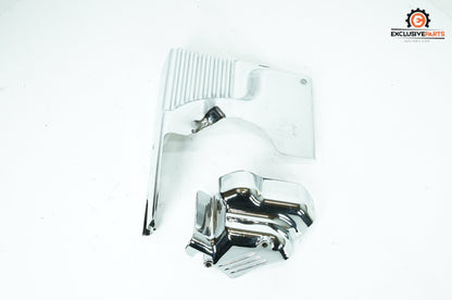 1999 - 2006 Harley-Davidson Touring Road King Classic Ribbed Transmission Interface Cover Panel Kuryakyn