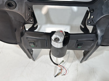 1984 - 1998 Harley-Davidson Touring Electra Glide Classic Front Inner Batwing Fairing Cover w/ Ignition Switch Lockset NOKey