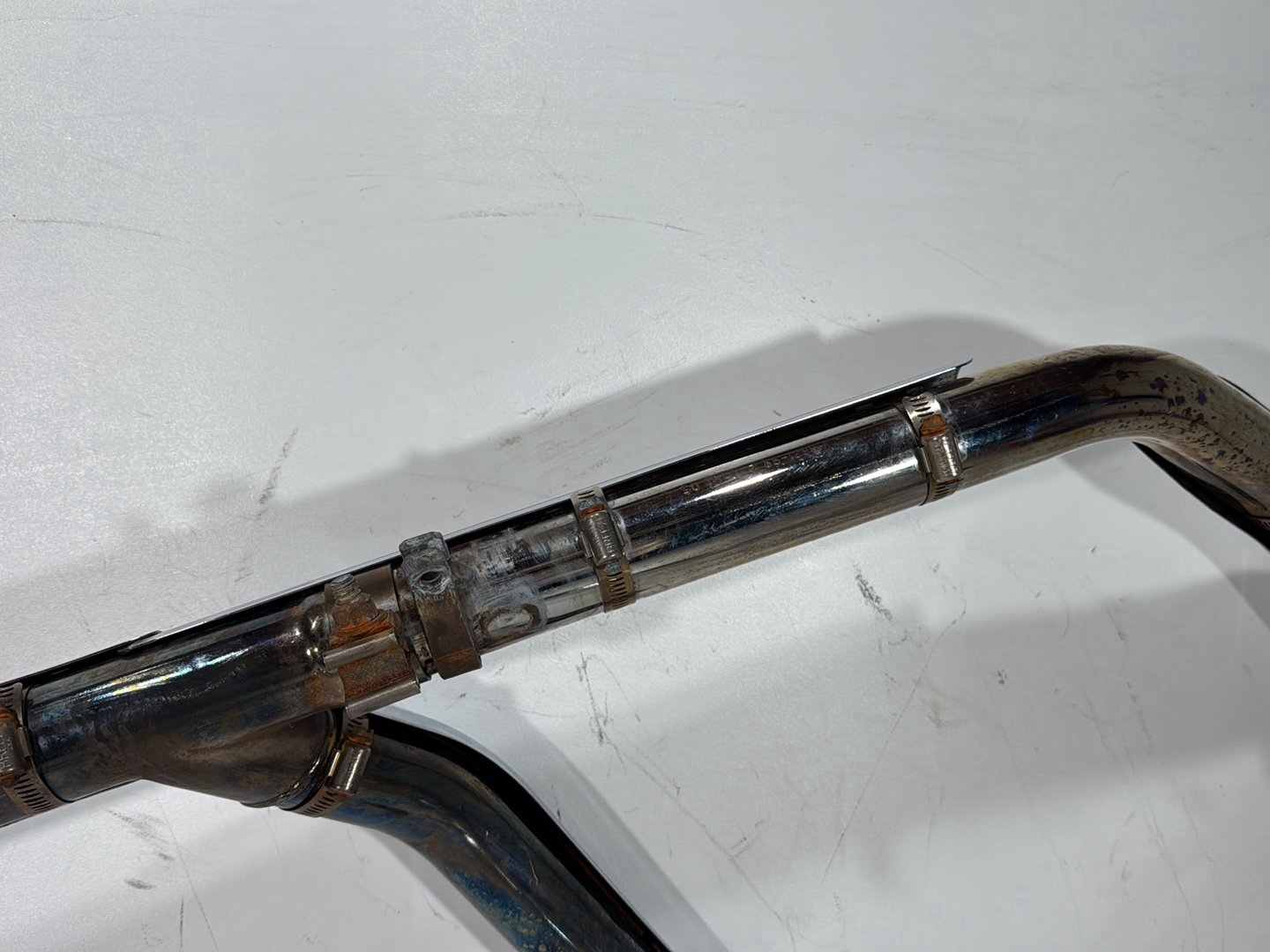 2006 Harley Road King Touring FLHRCI Classic OEM Exhaust Header Pipes Muffler