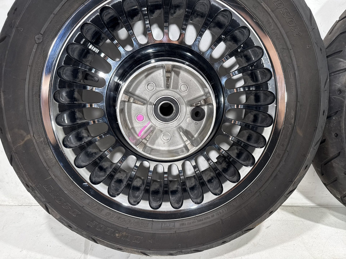 2011 Harley Electra Glide Touring Ultra OEM Front & Rear Wheel Rim Tire 16" 17"