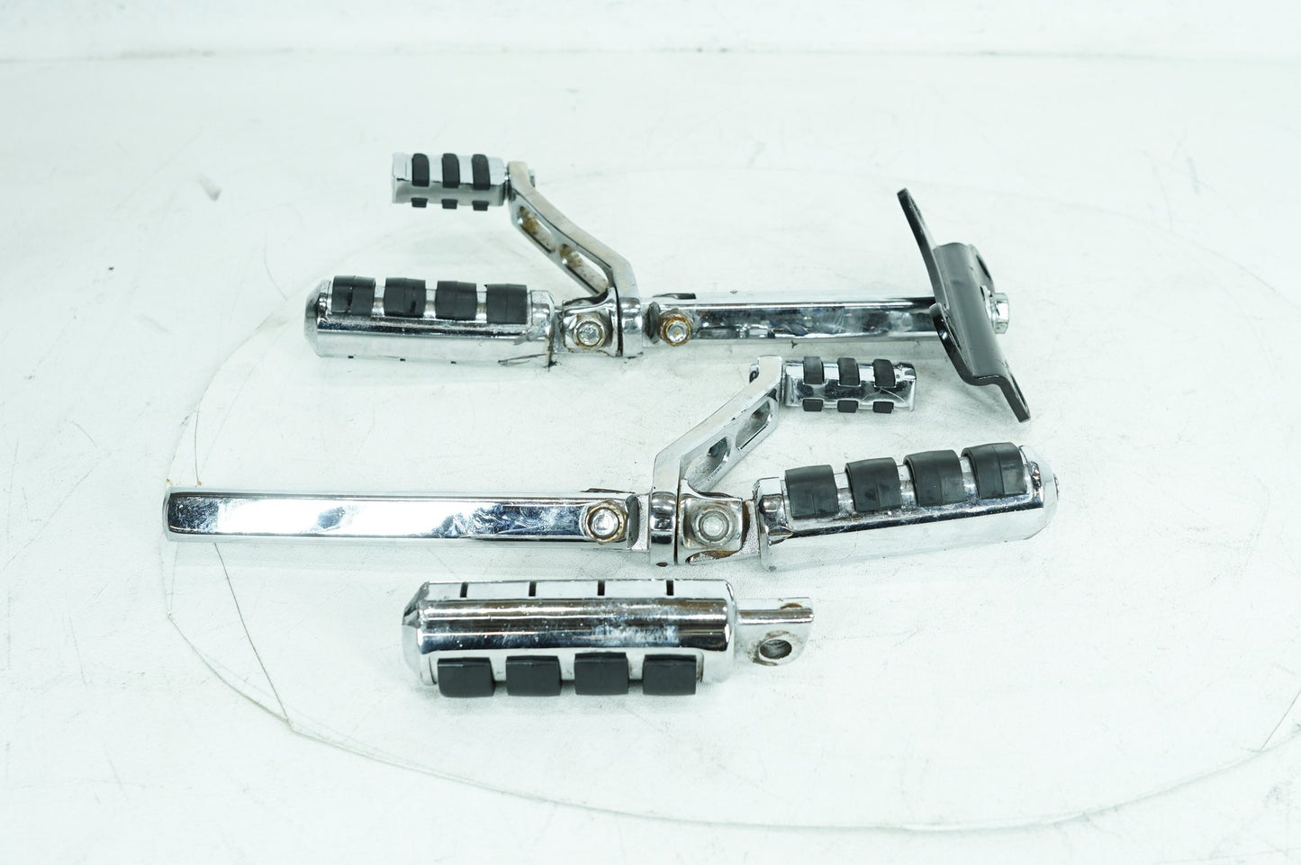 1991 - 2003 Harley-Davidson Sportster Hugger Left & Right Driver Step Foot Rest Pegs 50643-82