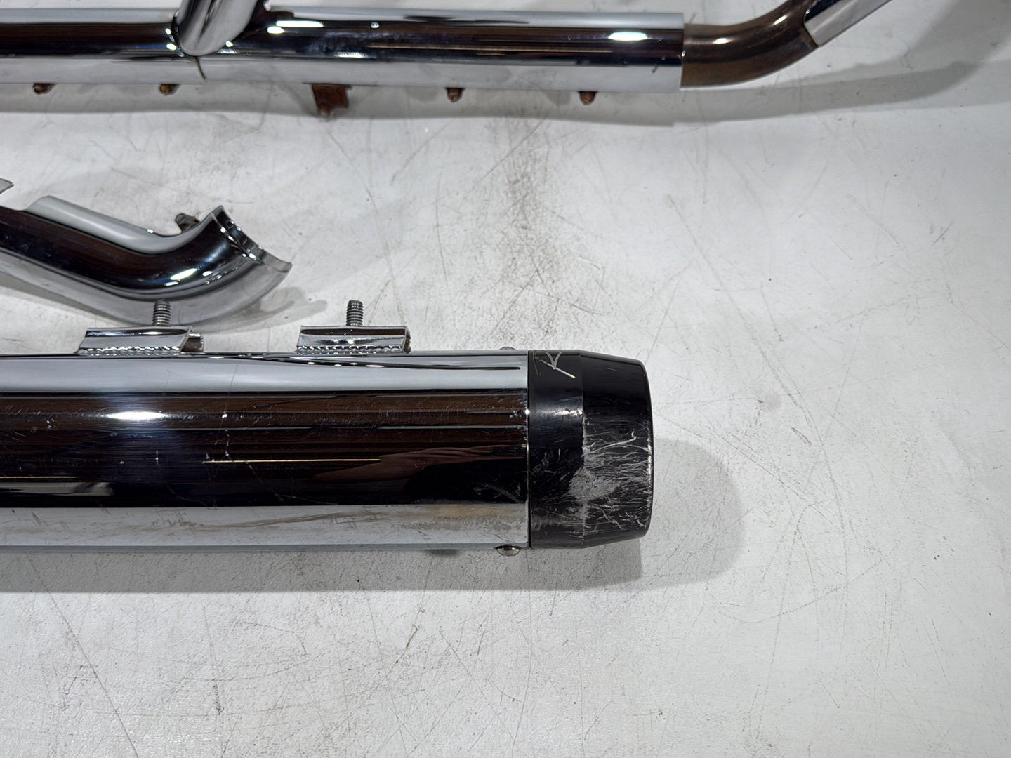 2007 Harley Electra Glide Touring Ultra FLHTCUI Exhaust Header Pipes Muffler