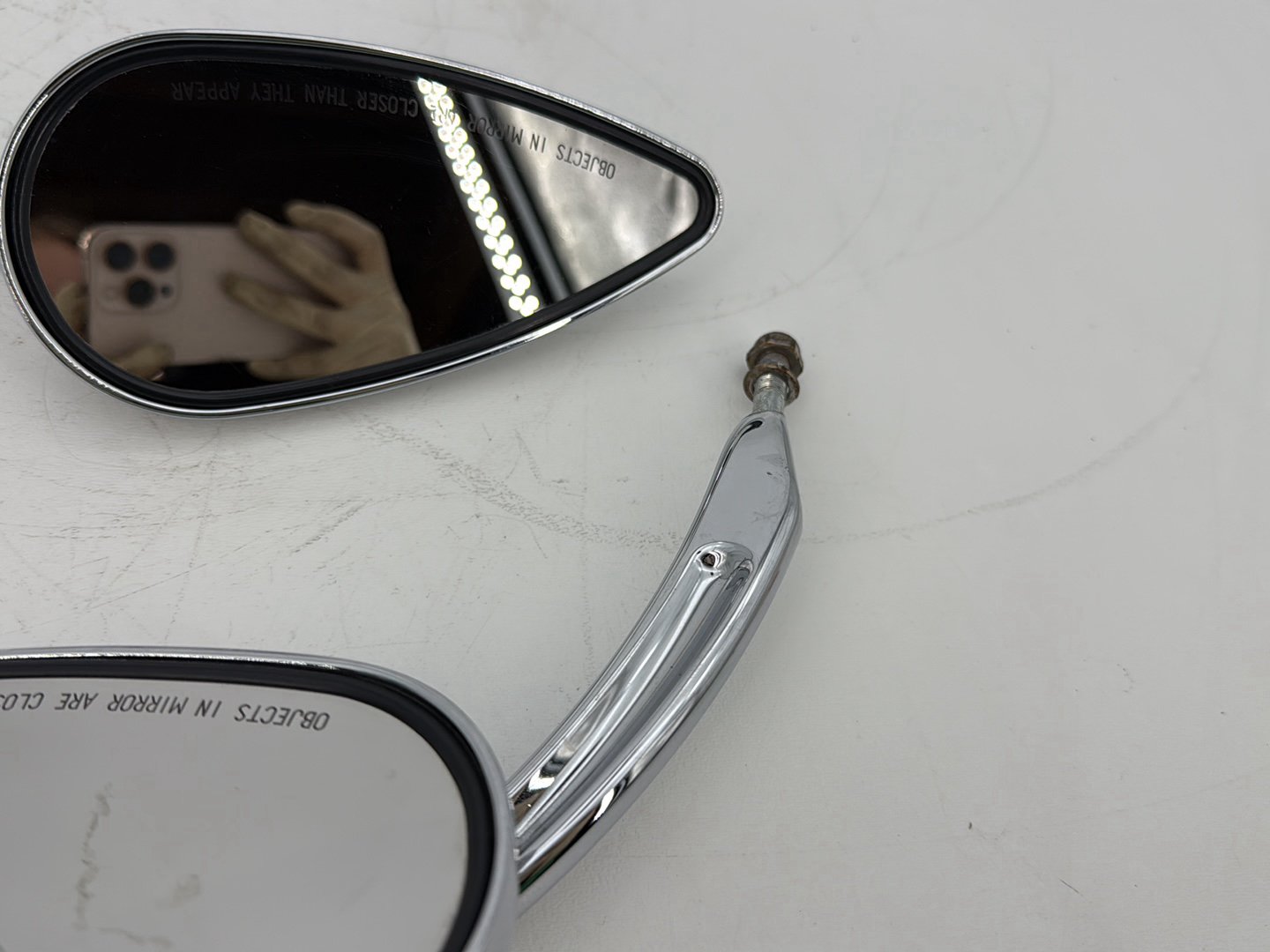 2009 Harley Sportster XL1200C 1200 Custom OEM Left Right Rear View Mirror