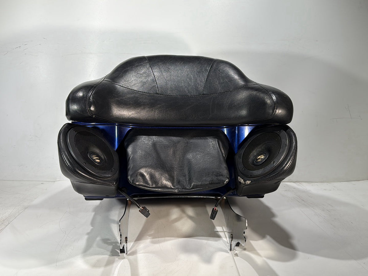 2007 Harley Touring Electra Glide Ultra OEM Pass Backrest Tour Pak Luggage NOKey
