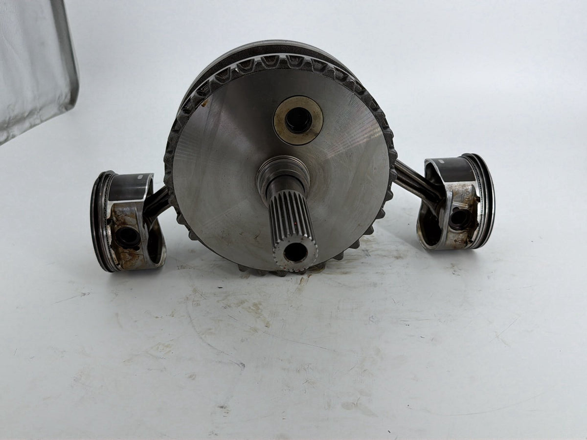 2008 Harley Softail Heritage OEM Twin Cam Engine Crank Shaft Flywheel Pistons