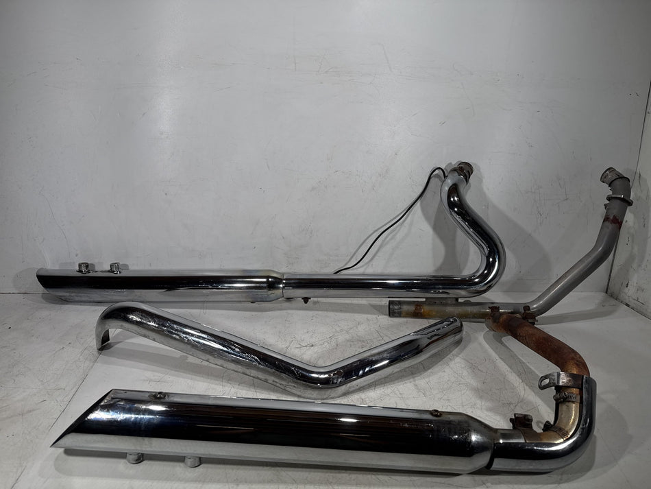 2012 Harley Electra Glide Touring Ultra OEM Exhaust Header Pipes Muffler