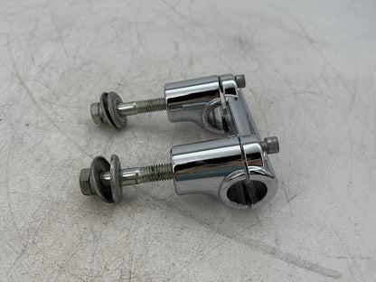2013 Harley Heritage Softail Classic FLSTC OEM Front Handlebar Riser Top Clamp Chrome