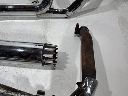 2011 Harley Electra Glide Ultra FLHTK Exhaust Header Pipes Muffler