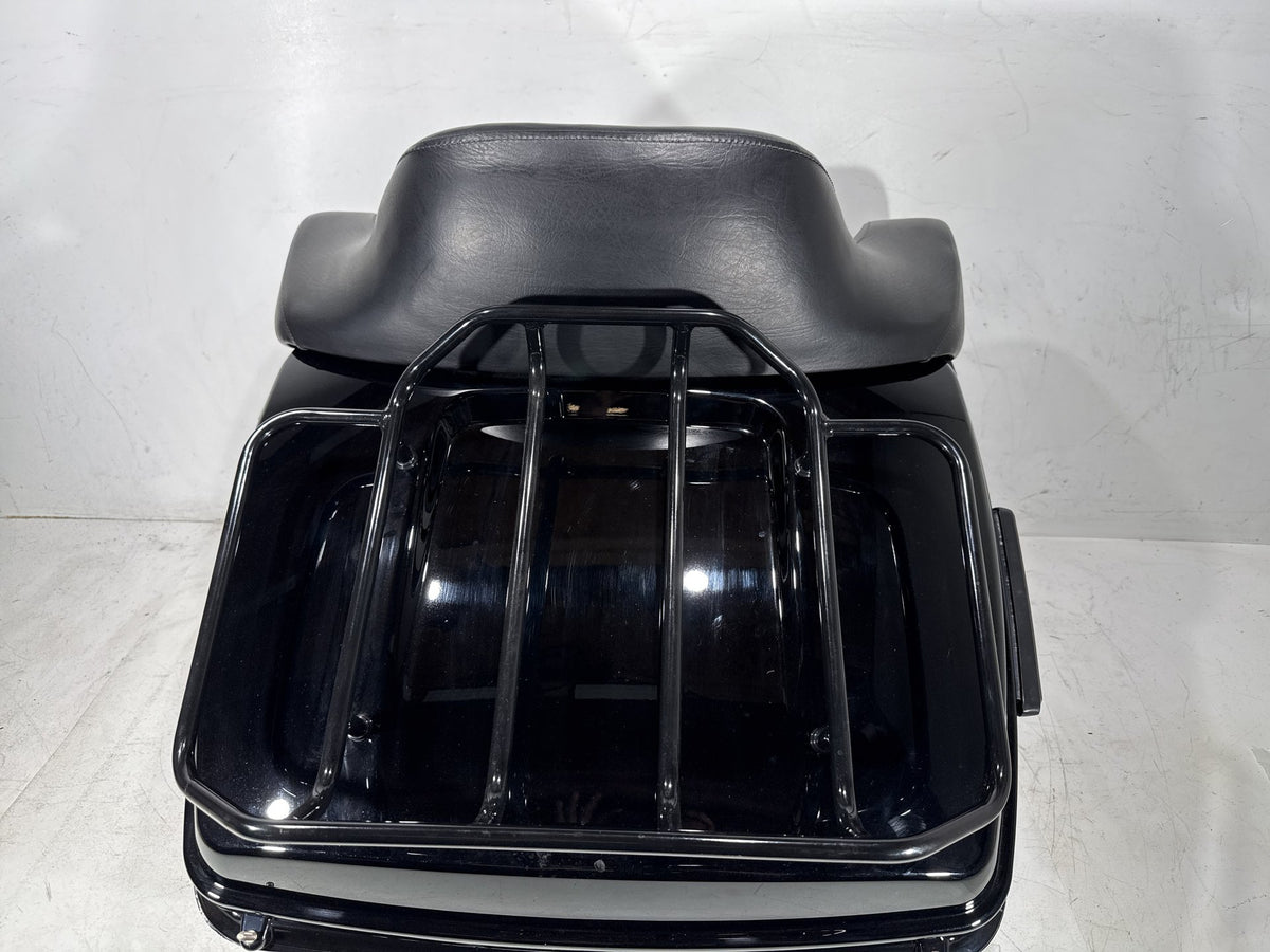 2014 Harley Touring FLHTK Electra Glide OEM Pass Backrest Tour Pak Luggage NOKey