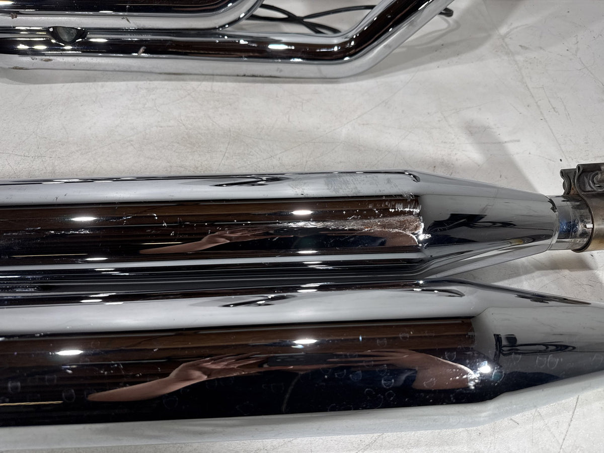 2012 Harley Street Glide Touring FLHX OEM Exhaust Header Pipes Muffler