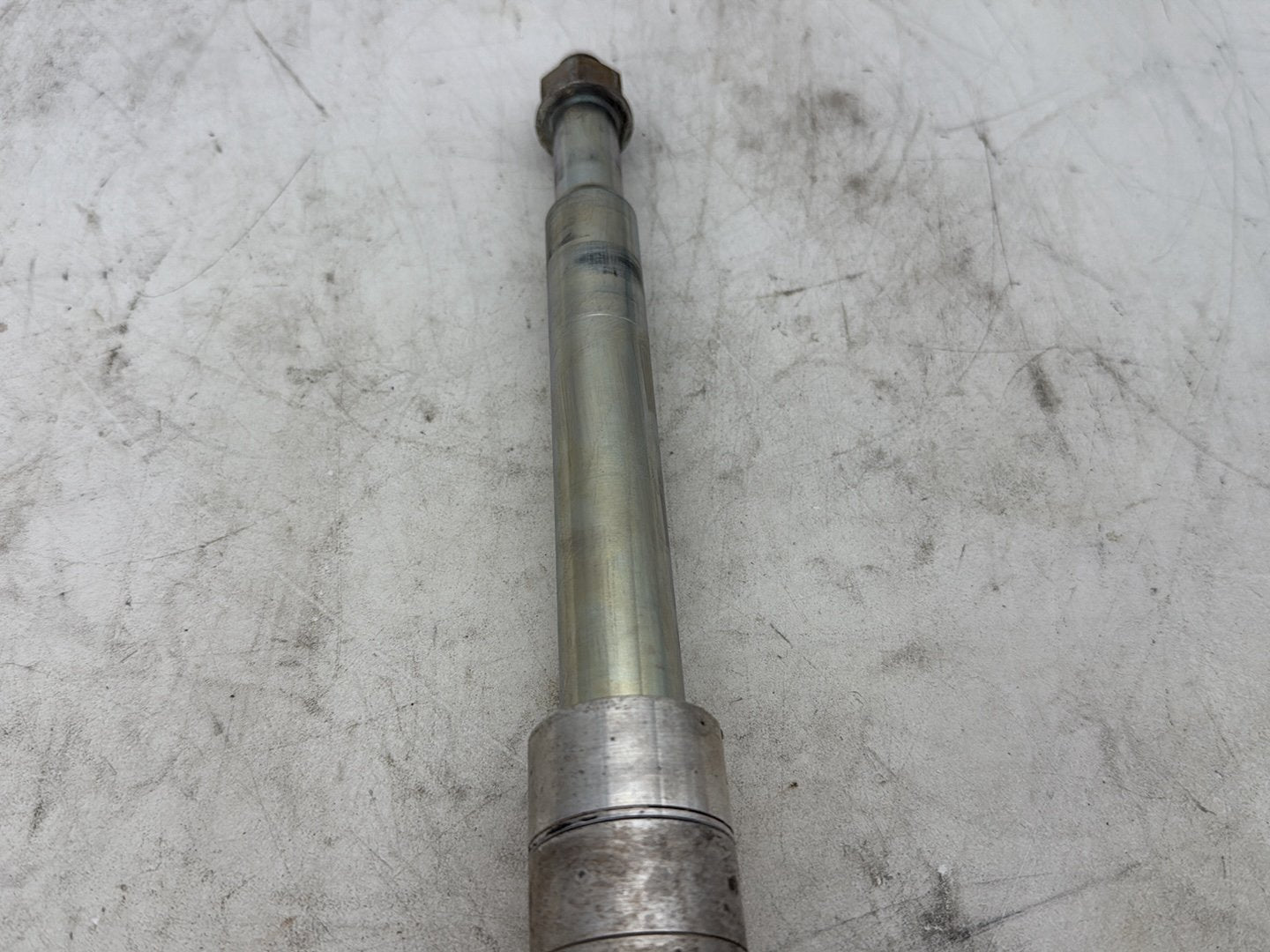 2012 Harley Dyna FXDF Fat Bob OEM Front Wheel Axle Bolt Shaft