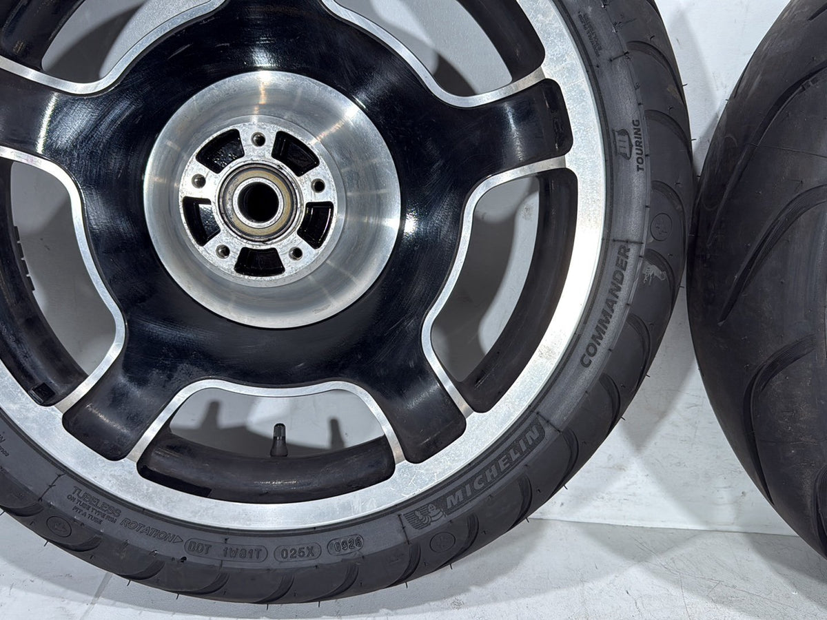 2011 Harley Road Glide Touring FLTRX OEM Front & Rear Wheel Rim Tire