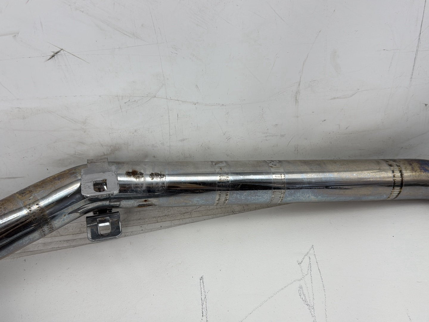 2008 Harley Softail Deluxe FLSTN OEM Exhaust Header Pipes Muffler