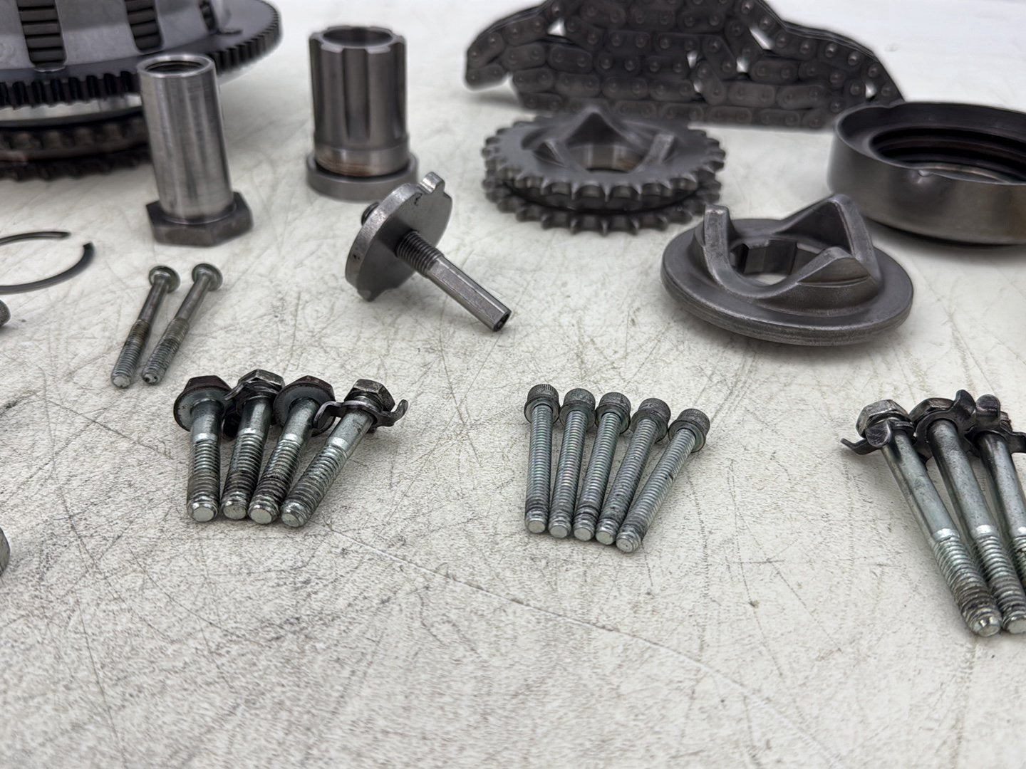 2004 Harley Dyna Super Glide FXDI OEM Clutch Basket Chain Tensioner Kit