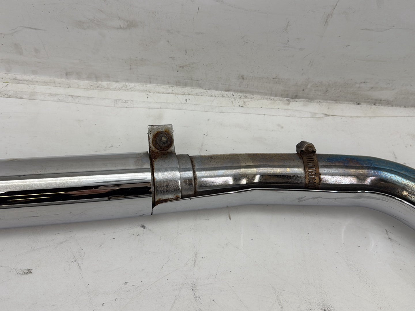 2002 Harley Heritage Softail Classic FLSTC OEM Exhaust Header Pipes Vance & Hines