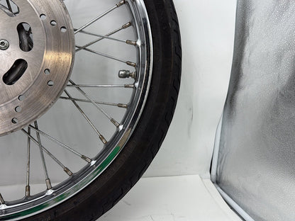 1993 Harley Sportster XLH883H Hugger 883 OEM Front Wheel Rim Tire Spoked