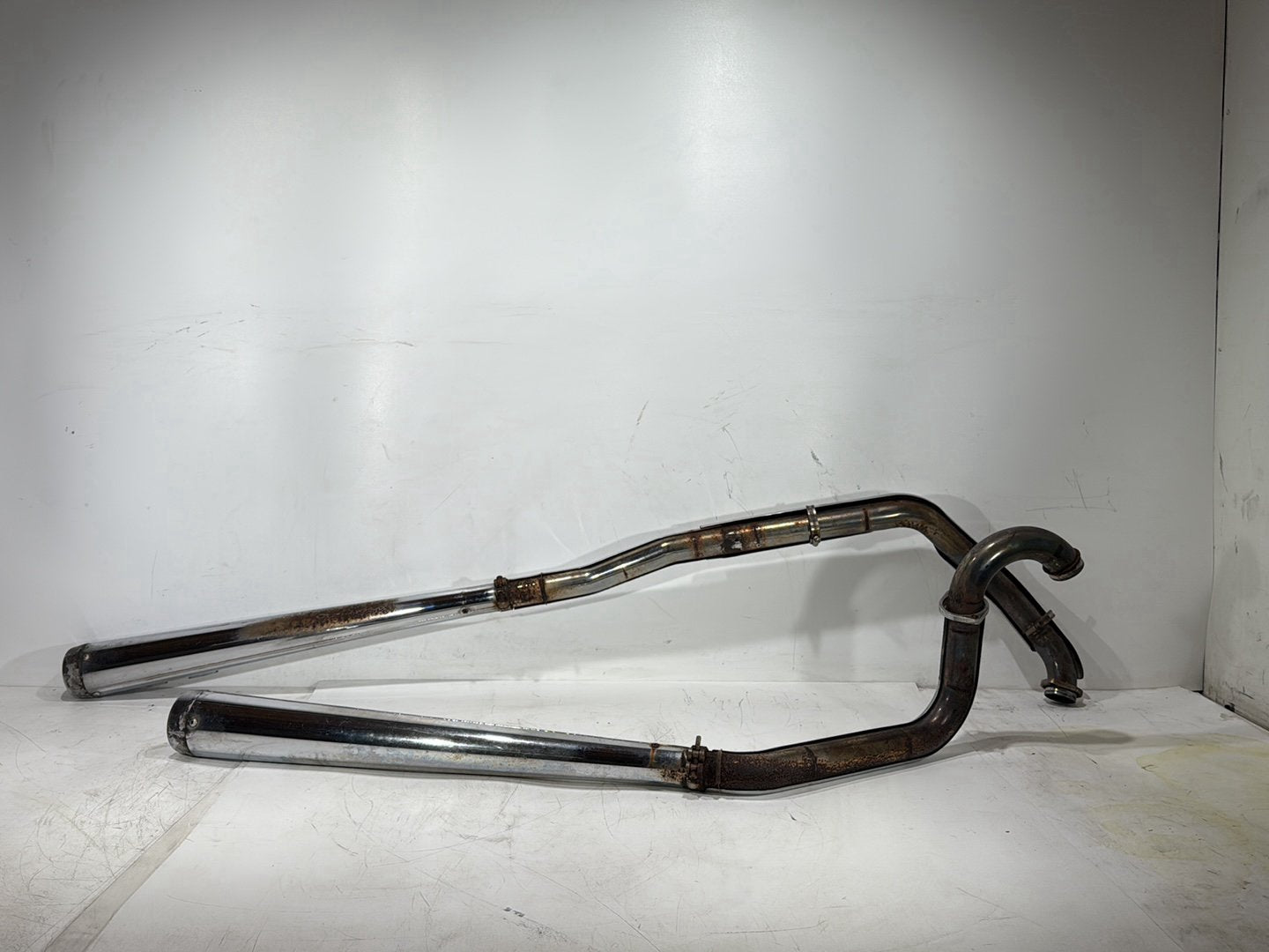 2000 Harley Touring Electra Glide Ultra OEM Exhaust Header Pipes Muffler BUB