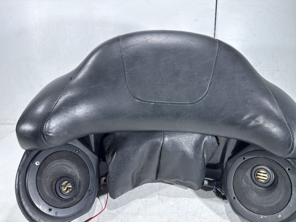 2012 Harley Electra Glide Touring Ultra OEM Pass Backrest Tour Pak Luggage NOKey