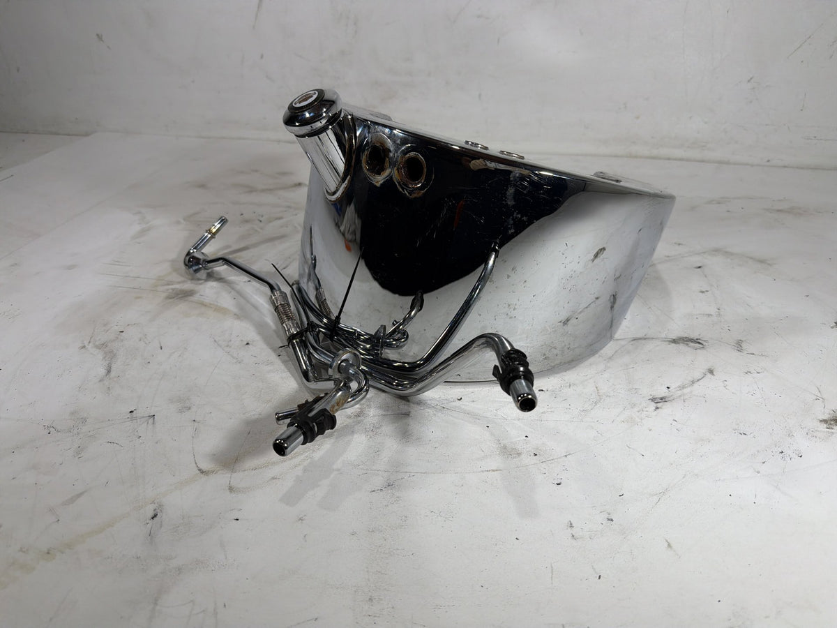 06 Harley Softail Deuce FXSTDI OEM Oil Tank Reservoir Bottle Canister & Dipstick