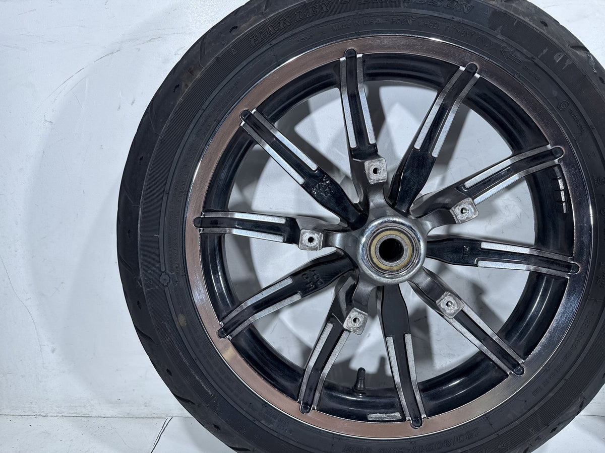 2014 Harley Electra Glide Touring OEM Front & Rear Wheel Rim Tire ABS 16" 17"
