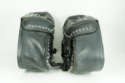 2007 - 2012 Harley-Davidson Softail Heritage Classic Rear Left Right Saddlebags Luggage Leather  	90476-06A