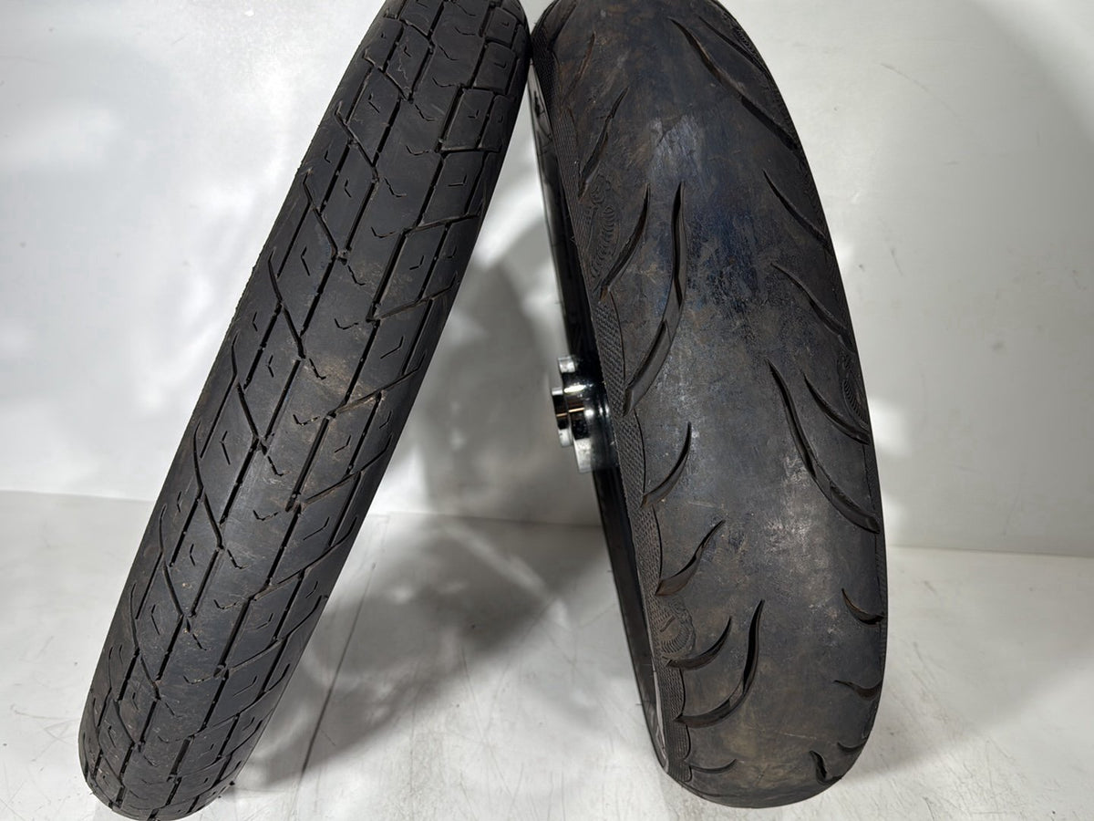 1999 Harley Dyna FXDL Low Rider Front Rear Wheels Rim Tire Savage Custom 16" 19"