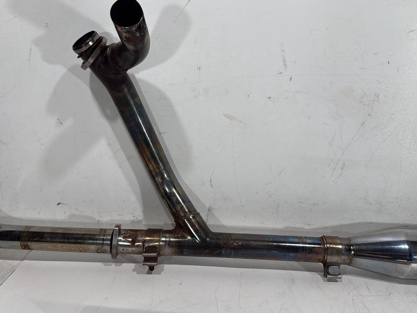 03 Harley Road King Touring FLHRCI Classic Exhaust Header Pipes Muffler RINEHART