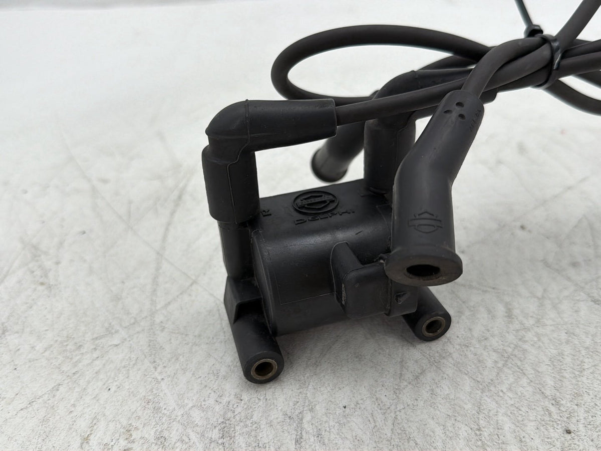 09 Harley Electra Glide Touring Ultra FLHTCU OEM Ignition Coil Spark Plugs Cable