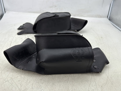 1998 Harley Touring FLHTCUI Electra Glide Ultra OEM Rear Left Right Saddlebags Luggage Leather