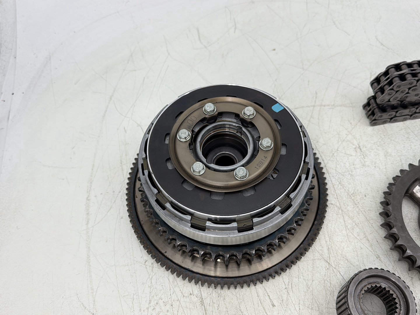 2012 Harley Dyna Super Glide Custom FXDCI OEM Clutch Basket Chain Tensioner Kit
