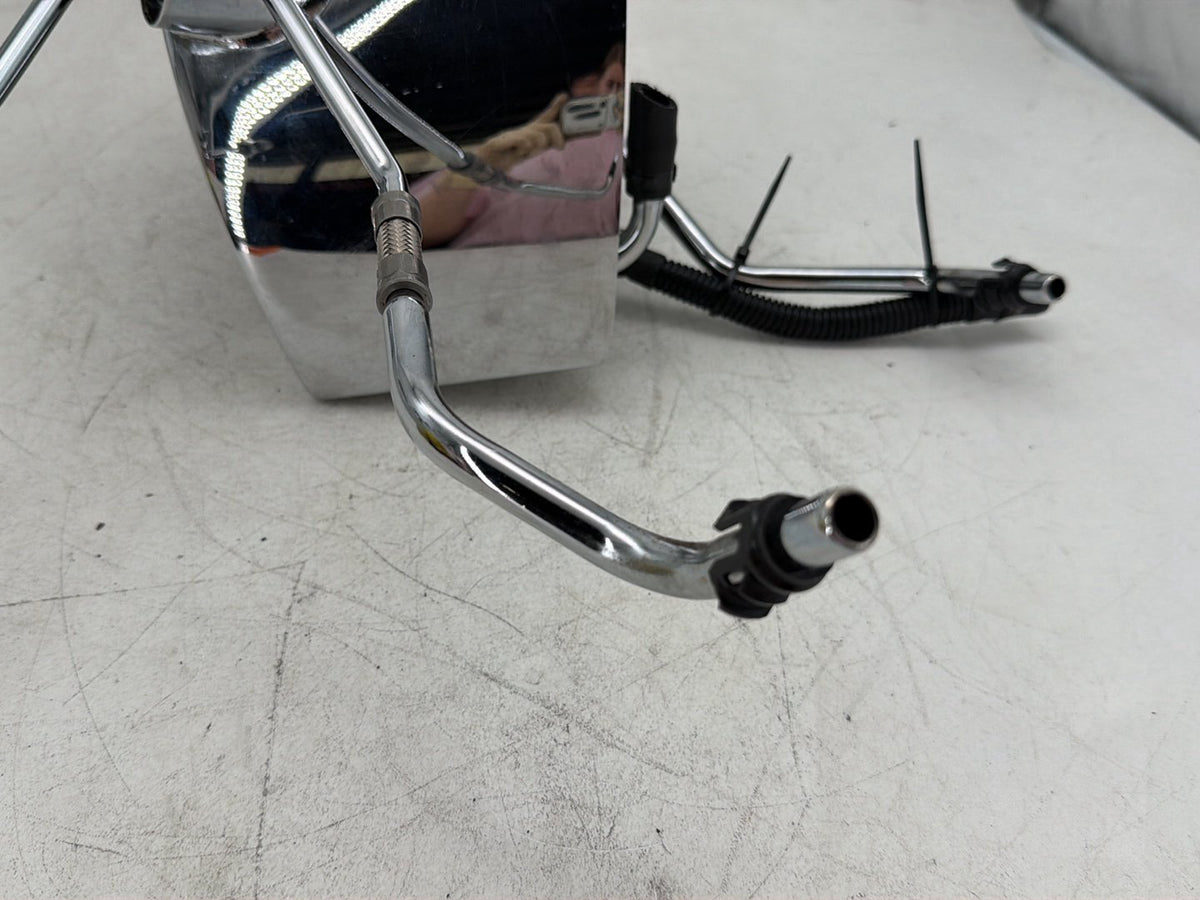 03 Harley Softail Deuce FXSTD OEM Oil Tank Reservoir Bottle Canister & Dipstick