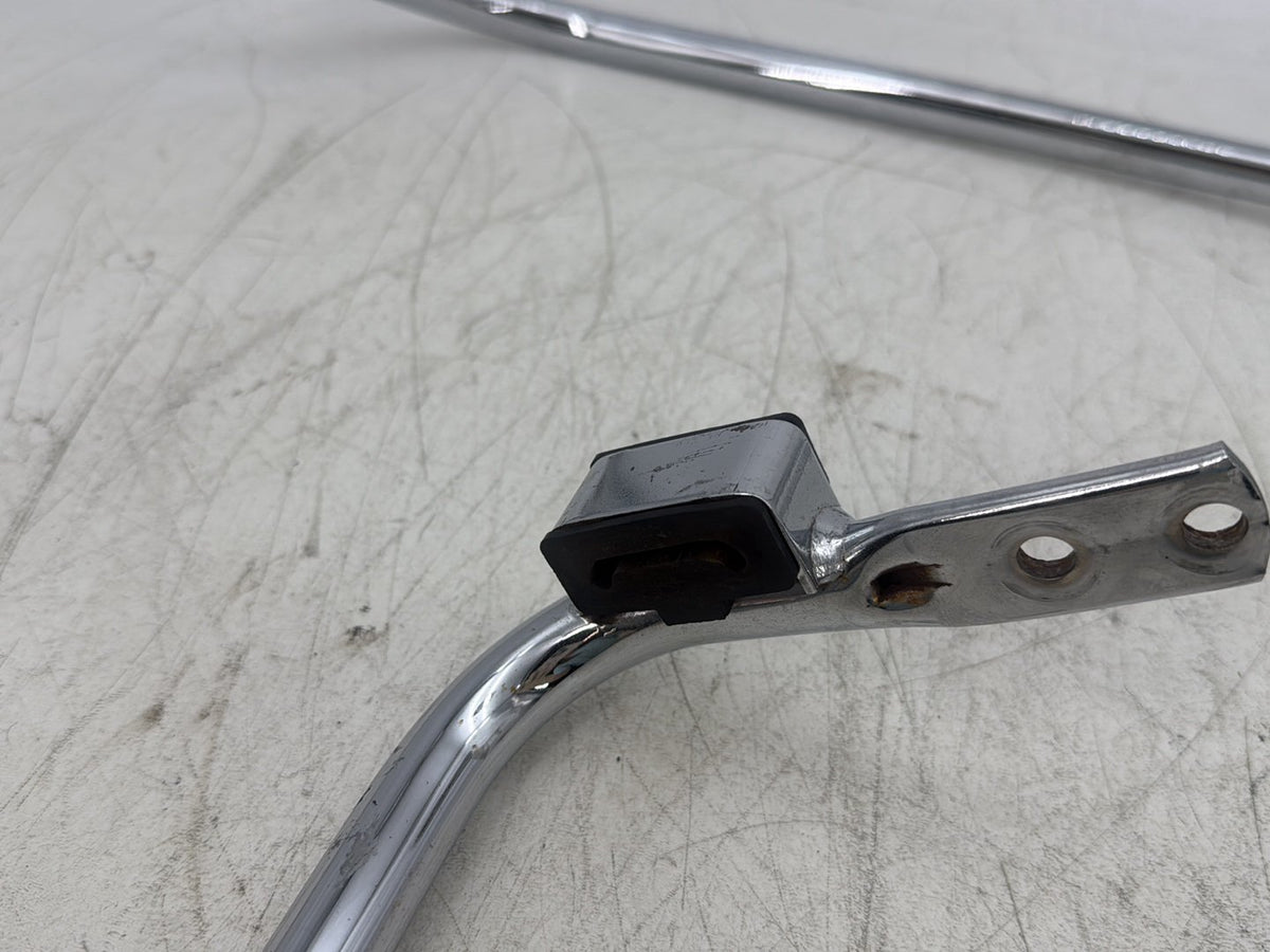 04 Harley Road King Touring Custom OEM Rear Left Right Saddlebag Guard Rails Bar