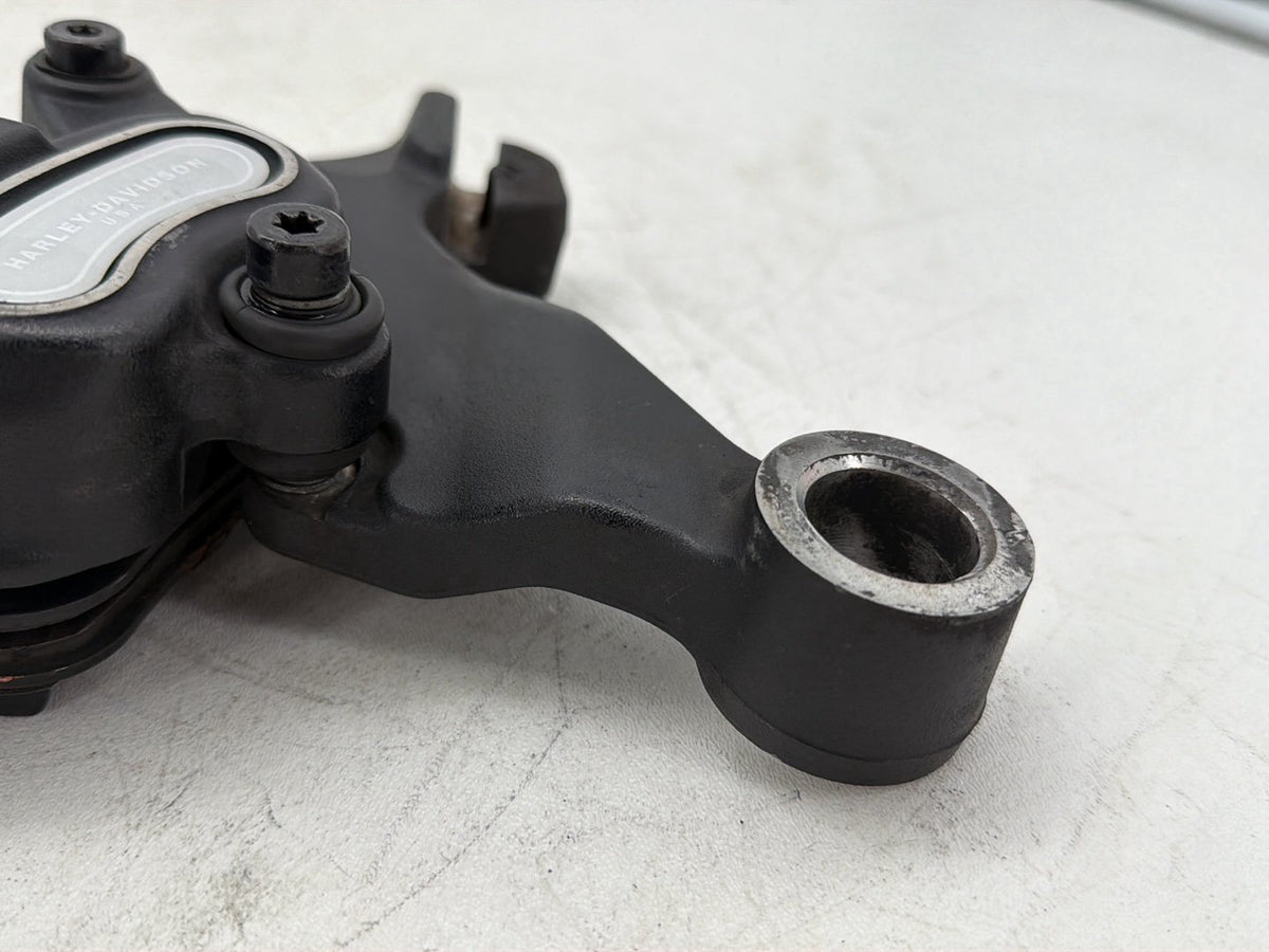 2009 Harley Dyna Street Bob FXDB OEM Rear Back Brake Caliper w/ Bracket