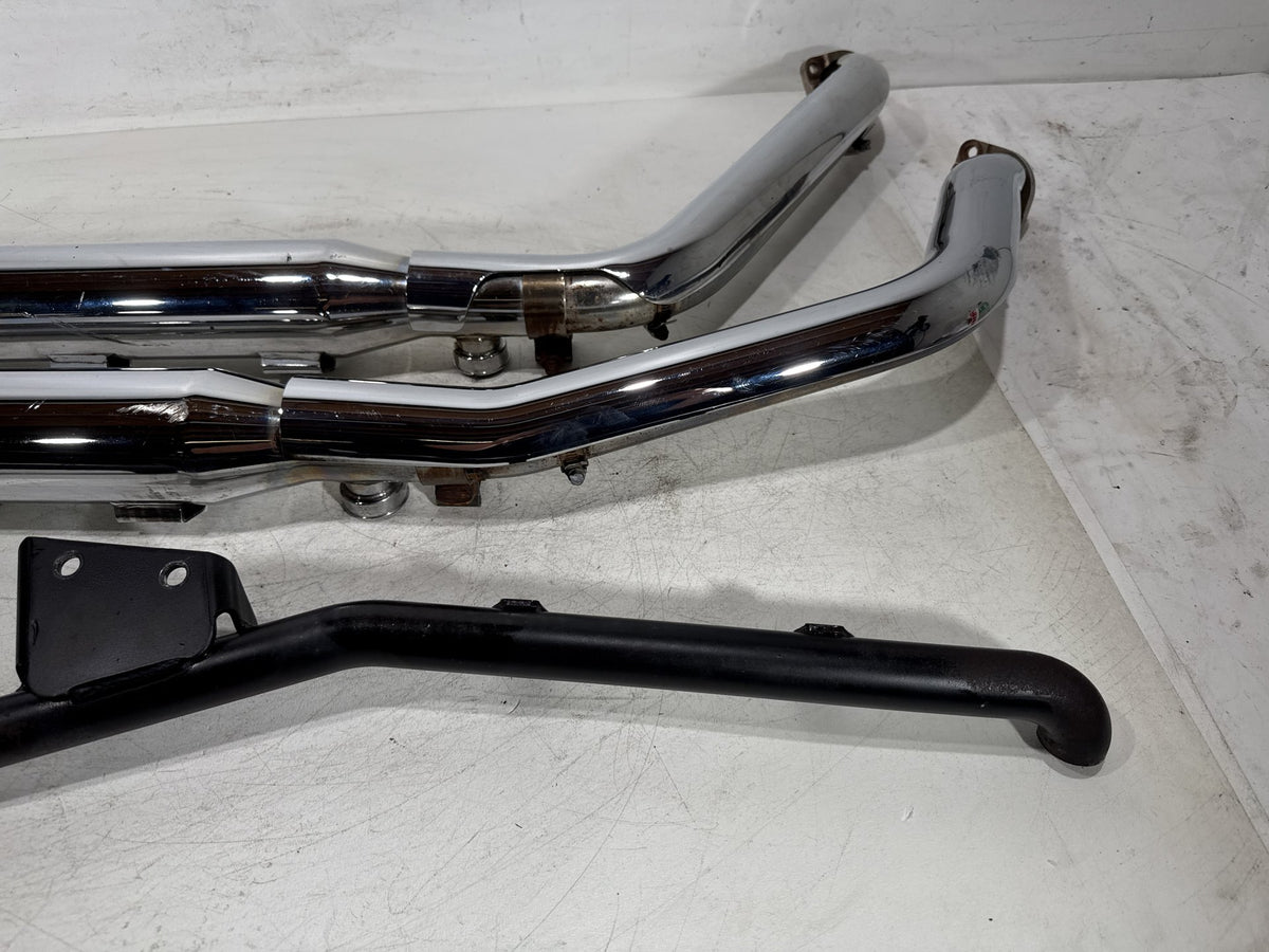 04 Harley Heritage Softail Classic FLSTCI Exhaust Header Pipes Muffler S & S