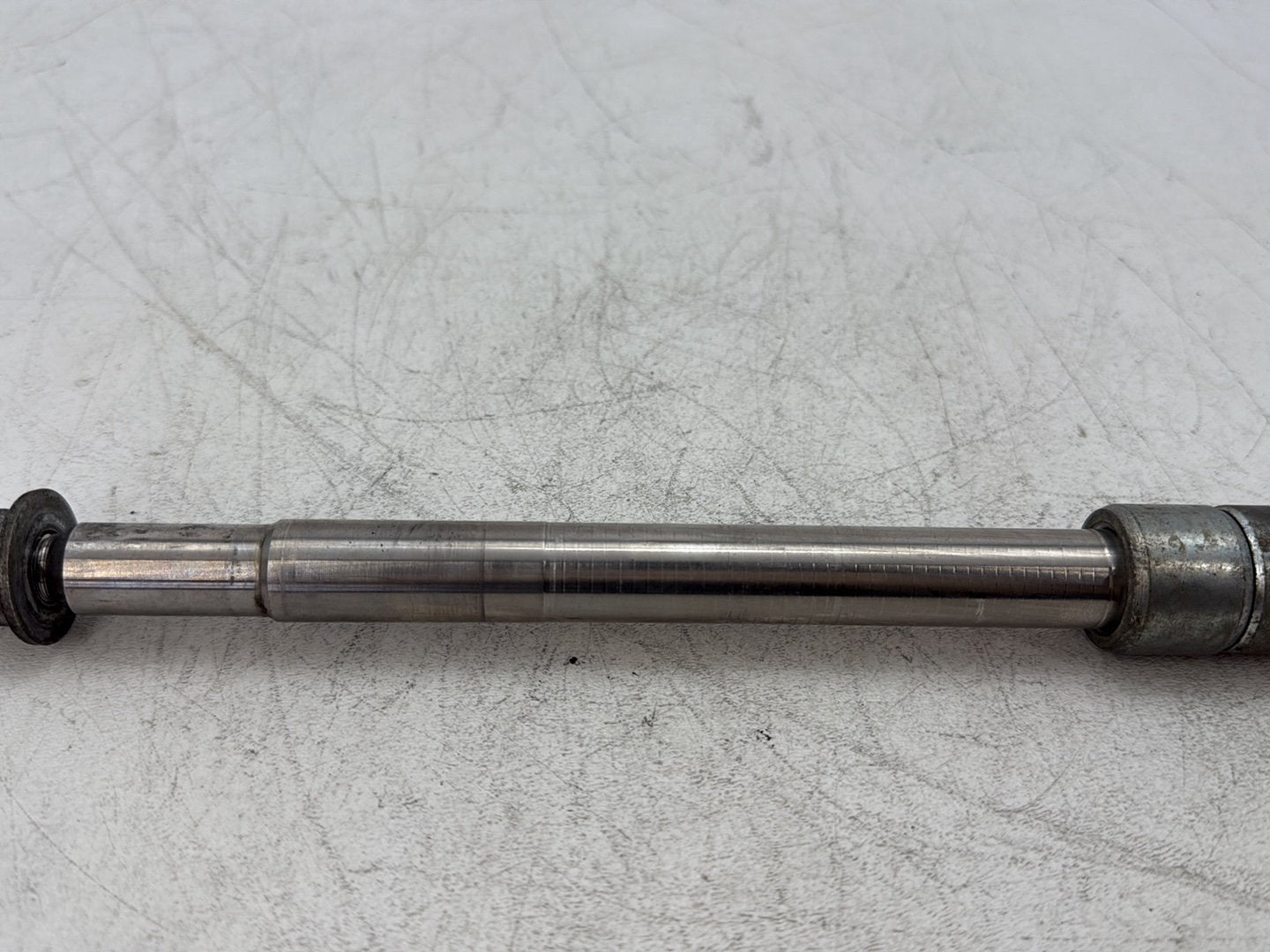 2000 Harley Dyna FXDWG Wide Glide OEM Front Wheel Axle Bolt Shaft