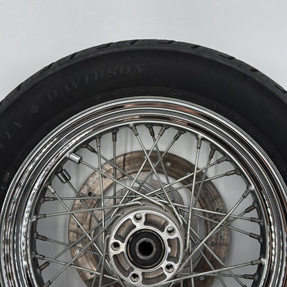 1991 - 2003 Harley-Davidson Sportster Base 1200 Rear Wheel Rim Tire Spoked  	40975-05A